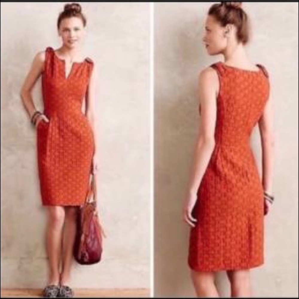 Anthropologie Tabitha Quilted Tema Dress